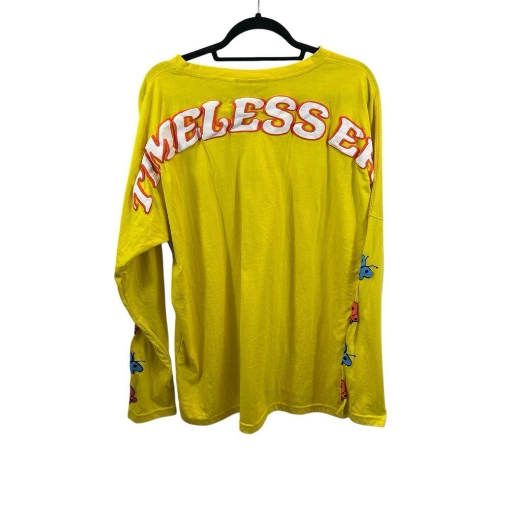 Ladies Timeless Era Brand Yellow Long Sleeve Print T-Shirt Size‎ XXL - Picture 3 of 9